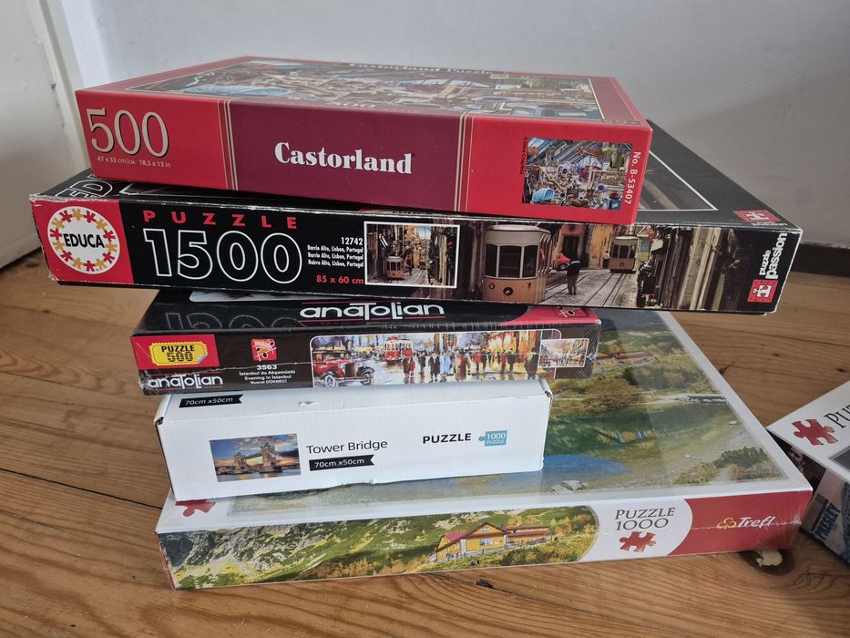 Пъзели , различен брой чадти