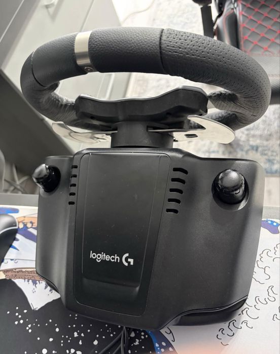 Volan gaming logitech + schimbator