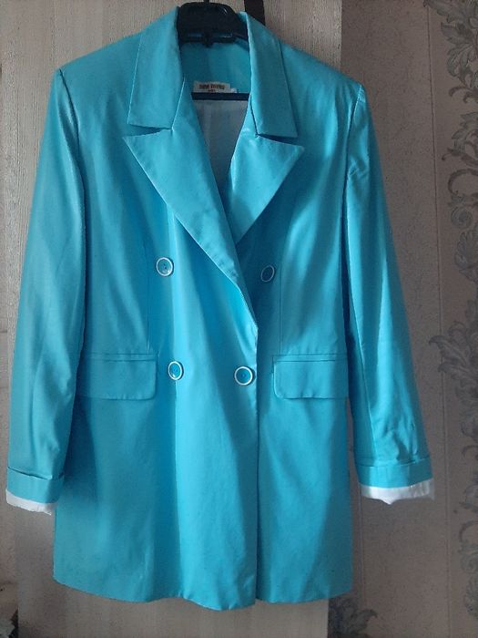 Пиджак из эко кожи