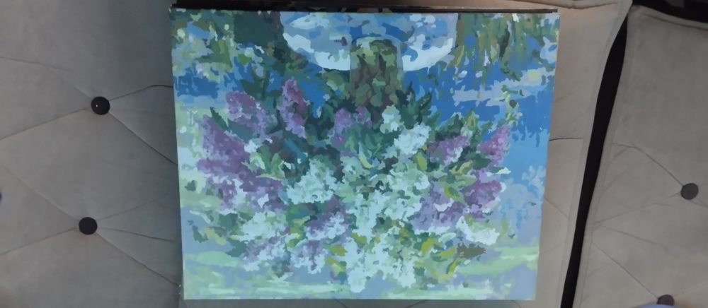 Продаются картины на холсте, выполненные в технике «картина по номерам