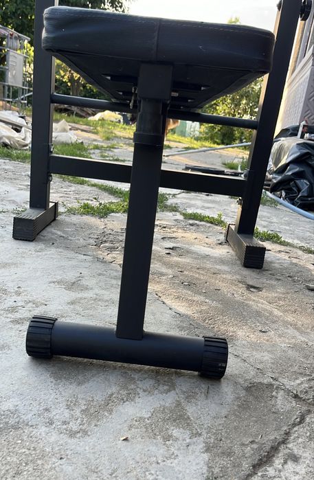 Set fitness DOMYOS complet-44kg+bancă+2 bare