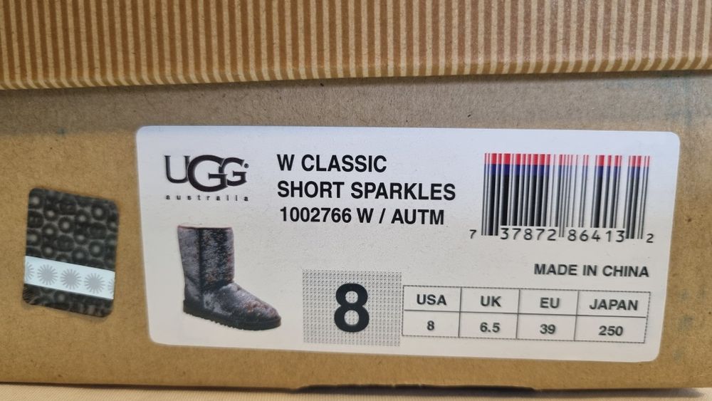UGG-uri colorate cu  paiete