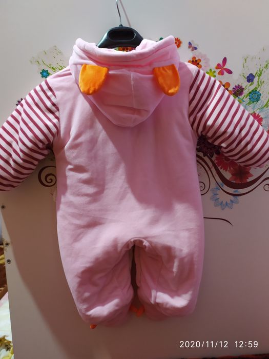 Зимний, детский комбинезон