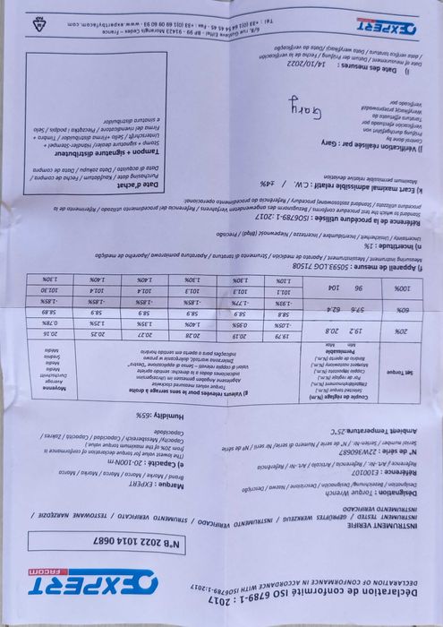 Expert 1/2 ", 20-100 Nm - динамометричен ключ - НОВ