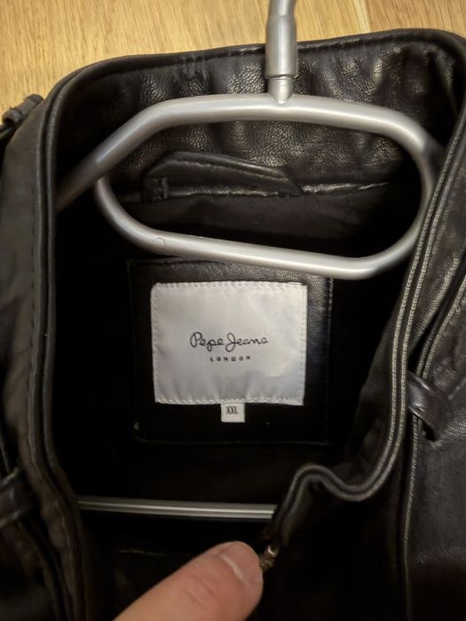 кожено яко Pepe Jeans оригинално