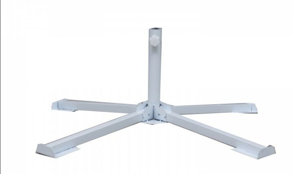 Плажен / Градински чадър с двоен таван + стойка