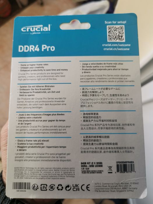 SSD 4TB PlayStation 5 + Kit 64 Gb Ram Crucial  2x32