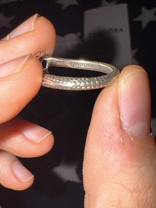 Кольцо пандора серебряное