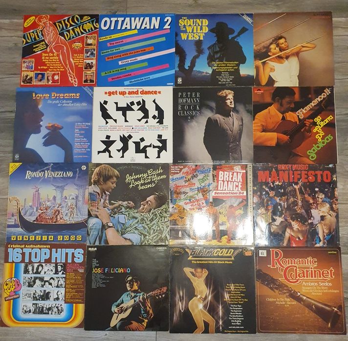 Discuri vinil selecții, 20 lei bucata