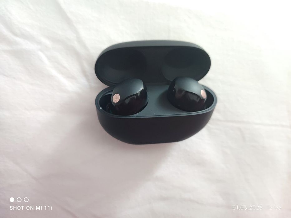 Безжични слушалки Sony - WF-1000XM5, TWS, ANC, черни