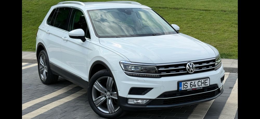 VW TIGUAN STYLE 2017 2.0 190CP E6 4 Motions Cutie Automata  Ceasuri Plasme Ful Led Camera Alcantara Navi Pilot Comp Inc Scaune Dublu  Clima Impecabil
