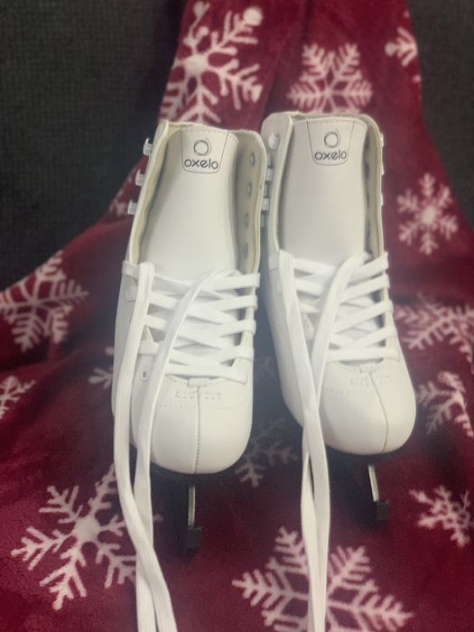 Детски бели кънки за лед Oxelo