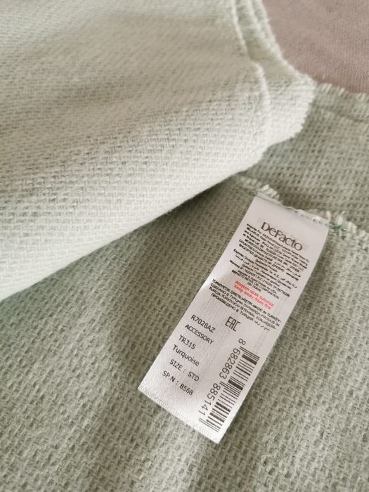 Esarfa/fular de iarna Defacto verde menta