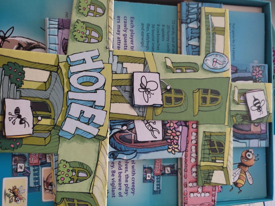 Детска настолна игра - хотел за буболечки