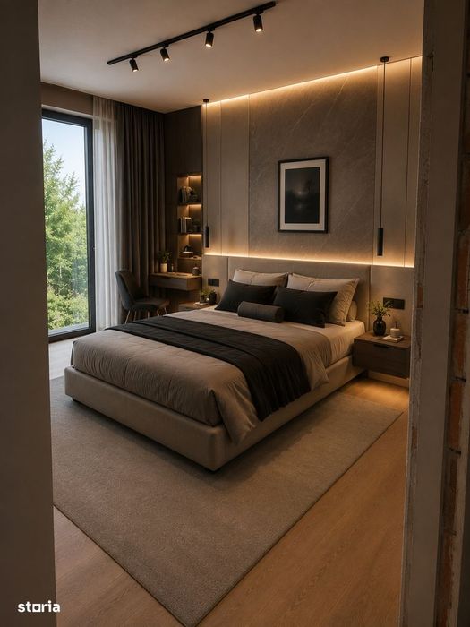 Casă individuală cu arhitectură contemporană 166 mp utili teren 450 mp