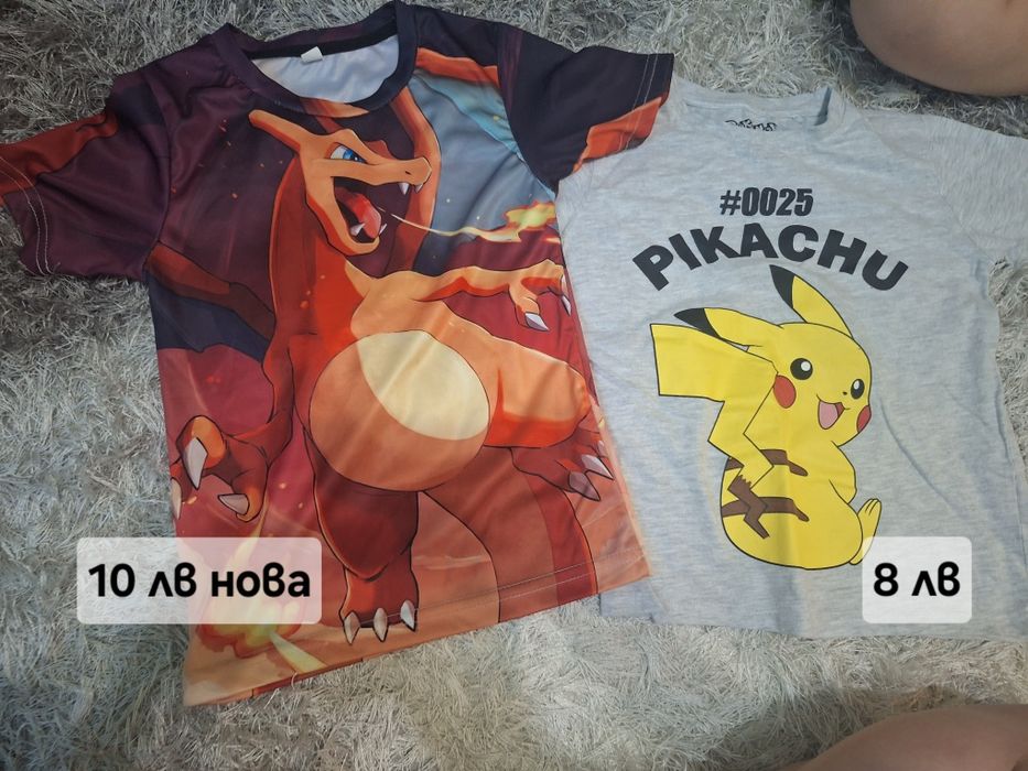 H&M летни дрехи и бански 110/116 jurassic,  pokemon , hot wheels