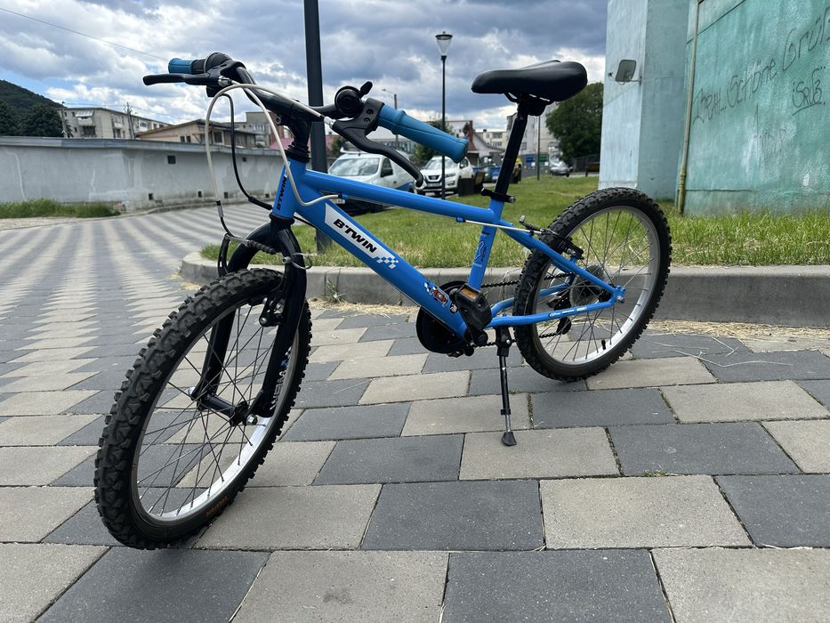 Bicicletă copii 20 inch B'TWIN RB3 (Racing Boy) – Albastru, 5 viteze