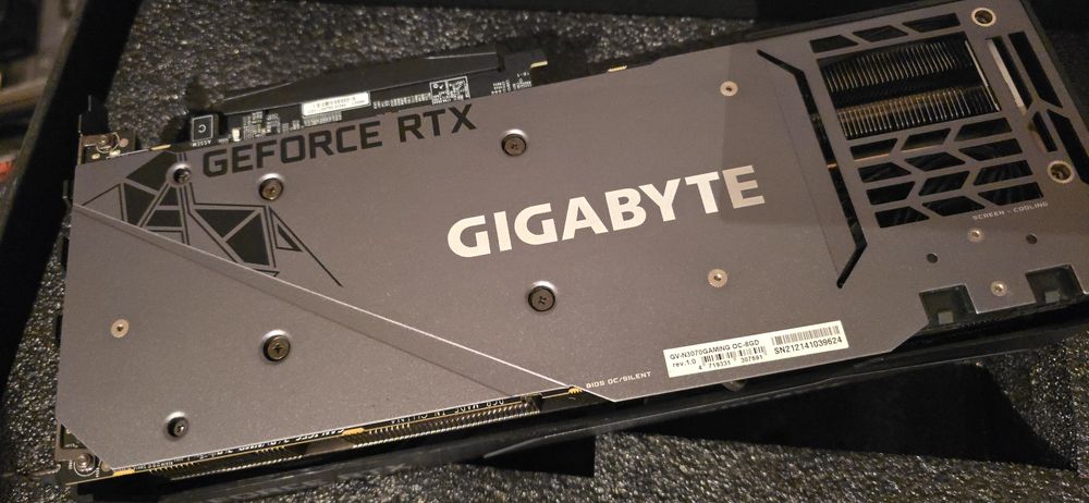 Placa video Gigabyte RTX 3070 Gaming OC 8gb RGB Fusion Garantie