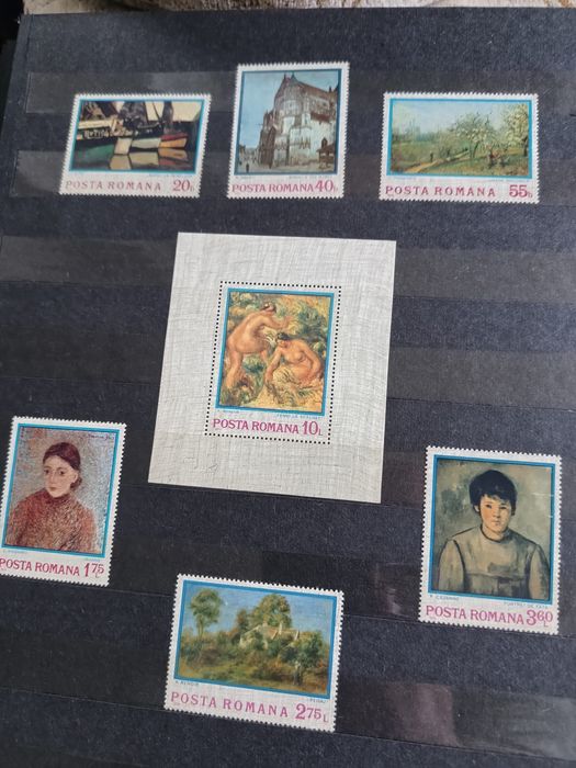 Clasoare cu colecția serioase de timbre din anii 80
