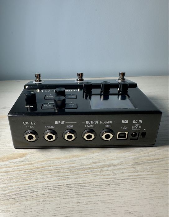 Line 6 HX Stomp + оригинальный FS-2 (полный комплект)
