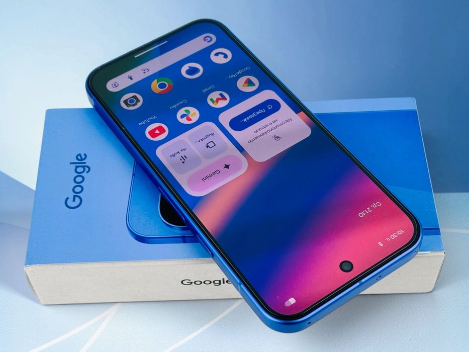 КАТО НОВ! Google Pixel 10 5G 128GB 12RAM Indigo Гаранция!
