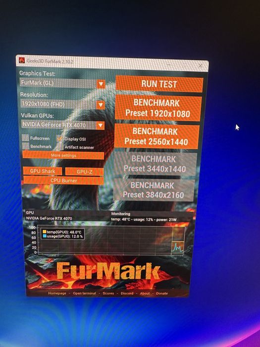 Rtx 4070 gigabyte OC edition (остатъчна гаранция)