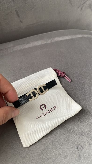 Браслет кожаный Aigner, оригинал