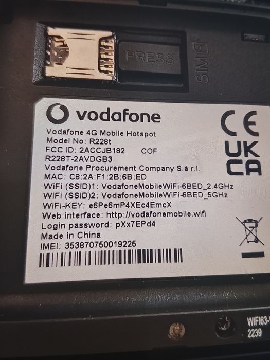 2.4-5Гц wifi 6cat. 4G mobil router с безлим.от Актив