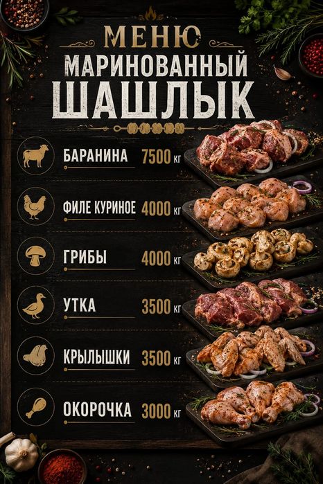 Маринад шашлыка турксибский