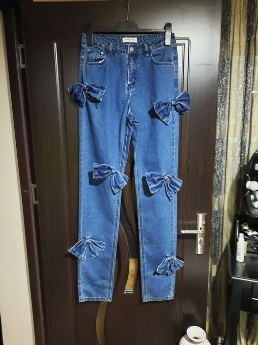 Blugi dama  talie înaltă