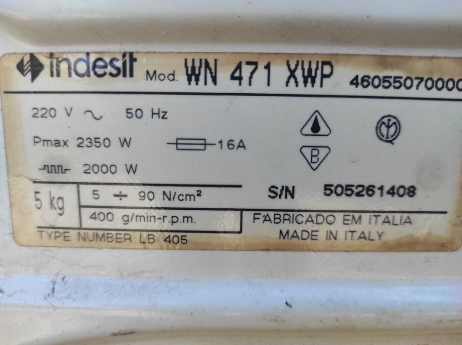 Пералня Indesit 471 XW- на части