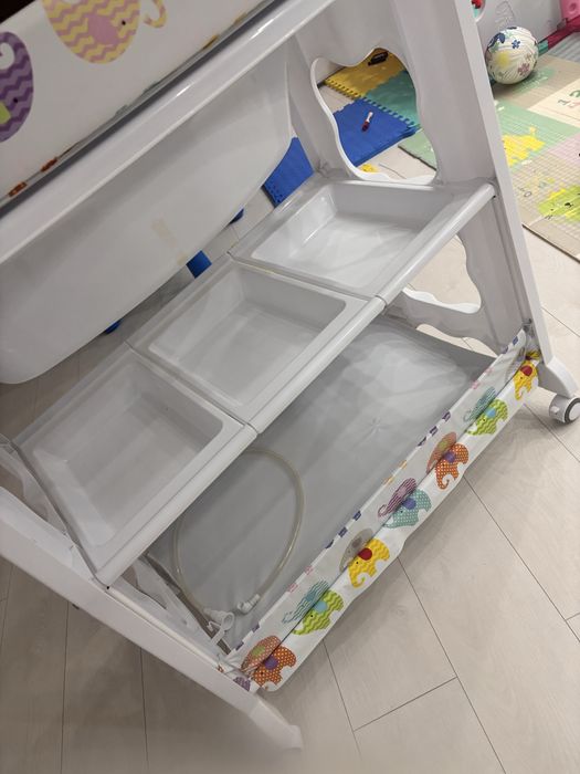Masa Mappy Smart 2 in 1, pentru înfășat bebe, cu cădiță inclusa