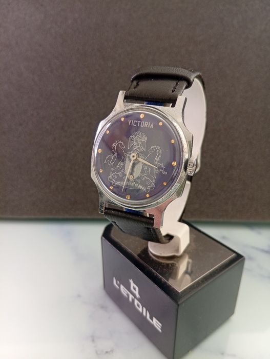 Руски руски мъжки ръчен механичен часовник ПОБЕДА VIKTORIA.