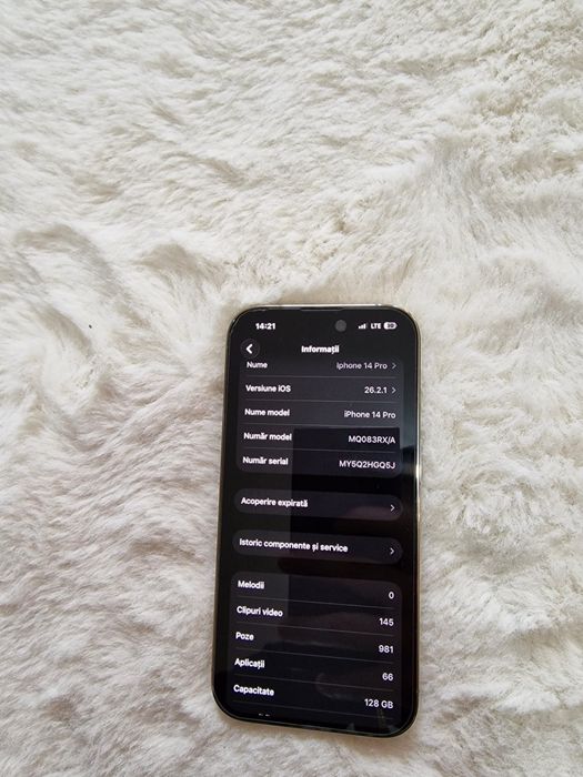 Iphone 14 Pro Gold 128Gb Perfecta Stare De Functionare