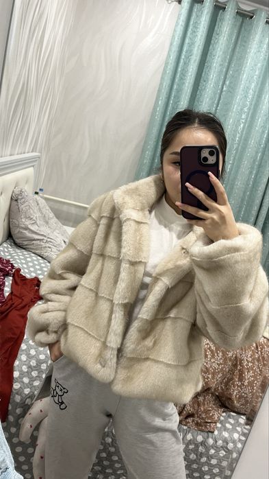 Эко шуба новый.