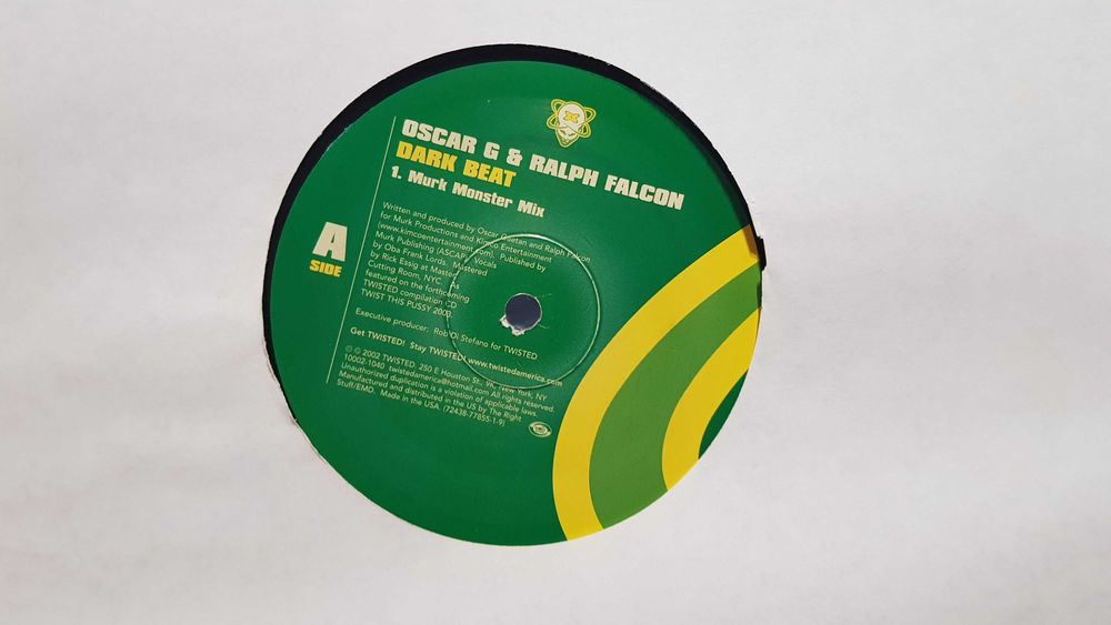 Грамофонна плоча - Vinyl Dark beat by Oscar G, for DJ