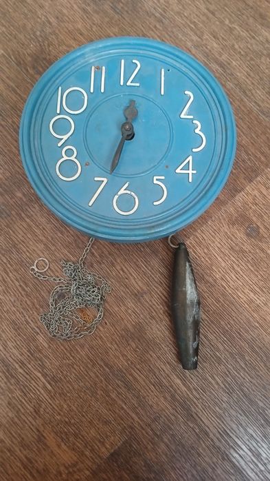 Часы ходики маяк с гирей