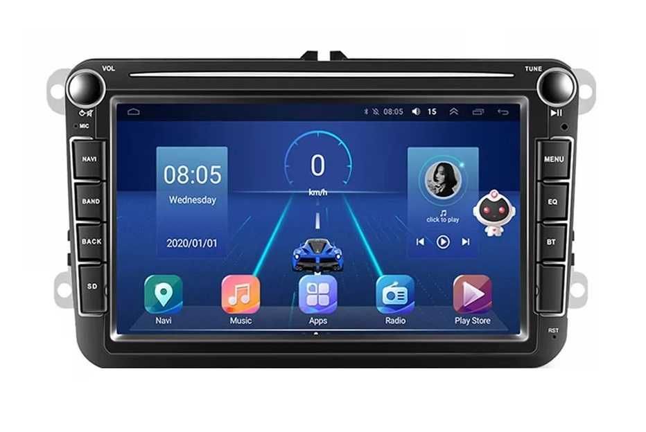 Navigatie 4GB RAM Carplay VW Golf 5 6 Passat B6 B7 CC Tiguan T5 T6 Eos