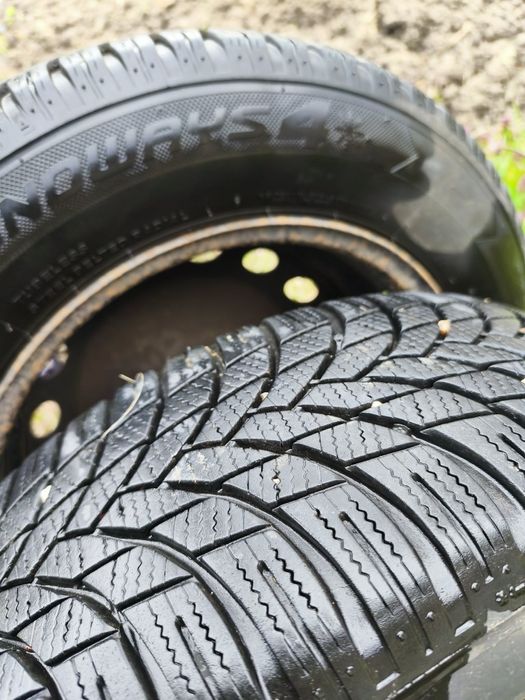 4бр. Железни джанти 4х98 15 /джанти с гуми (зимни)