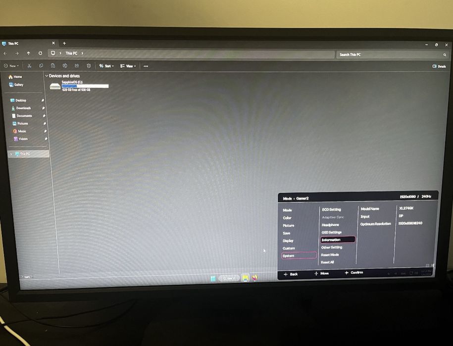 Монитор Zowie BenQ 240гц