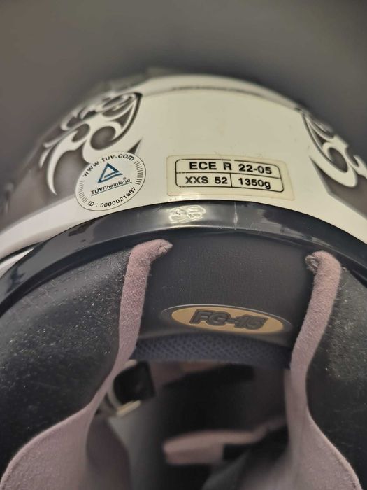 Casca Moto HJC FG-15 (Fibră) - Mărime XXS - Ideală Pasageră/Junior