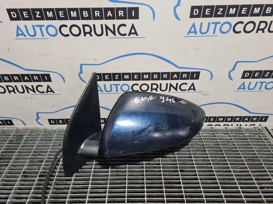 Oglinda stanga Nissan Qashqai 2007 - 2010 4 Usi ALBASTRU BW9G (946) Rabatabile