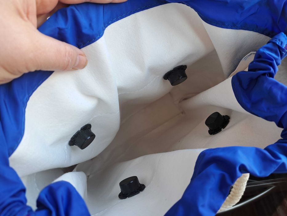 дамска чанта O BAG,бяла ,силиконова,