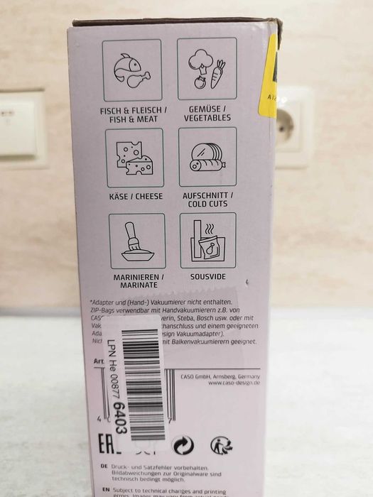 CASO Vacu ZIP-торбички 20 x 23 см вакуумни торбички за храна