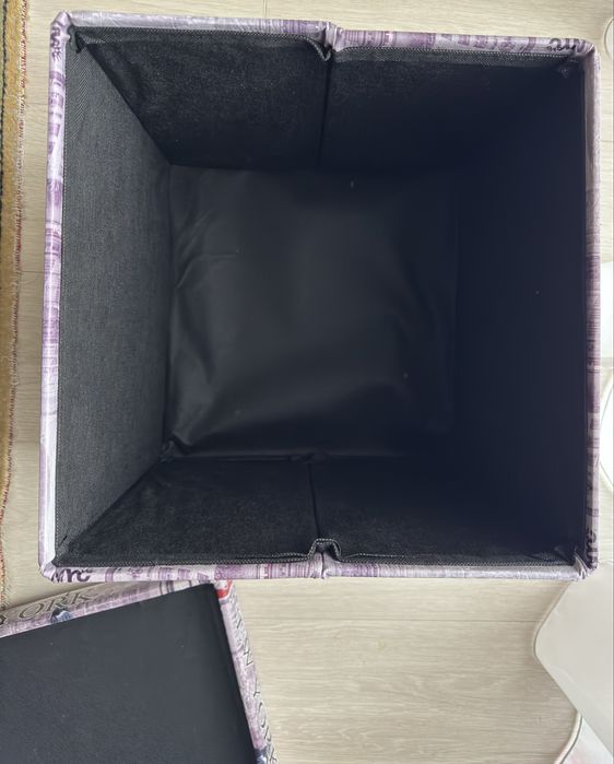 Табуретки с място за съхранение 35х35 см