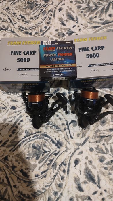 Set feeder lansete și mulinete