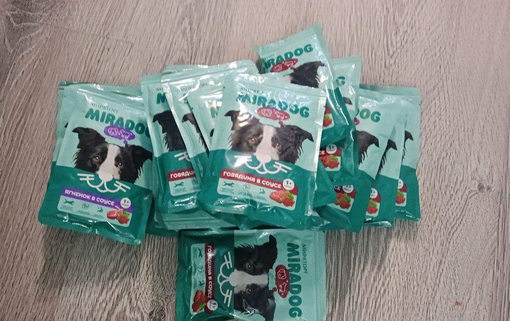 Корм для собак влажный