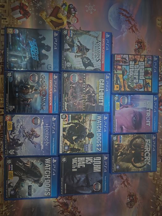 Продаю игры на PS4 — играл аккуратно, состояние хорошее