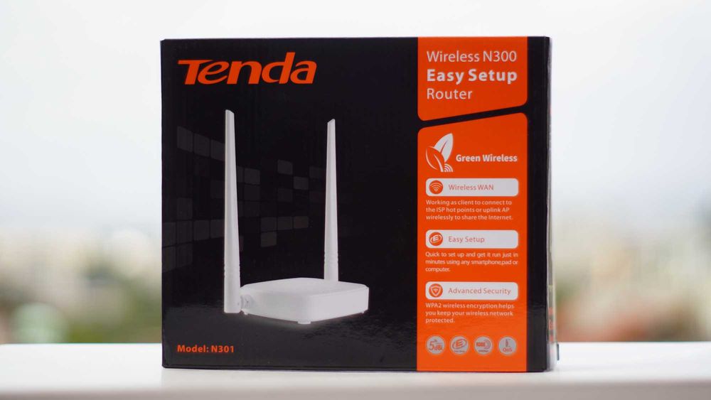Wi-Fi Рутер Tenda N300