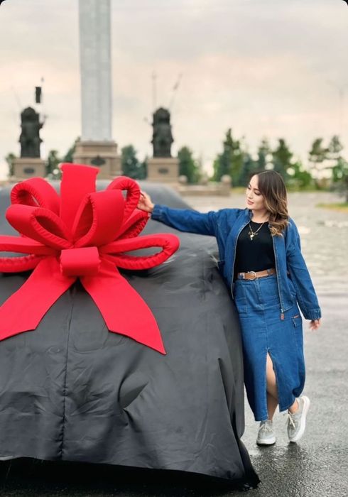 Бант на   машину